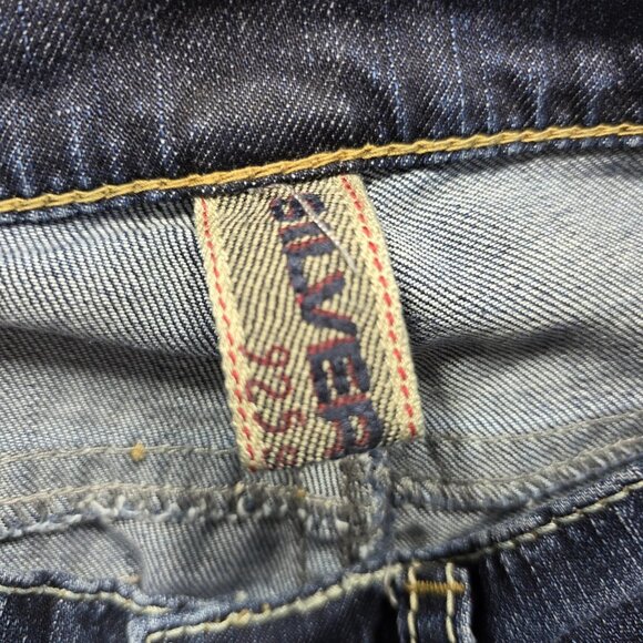 Silver Jeans Konrad Jeans Mens 30x32 Distressed Straight Leg Denim 925 Series - Picture 6 of 14